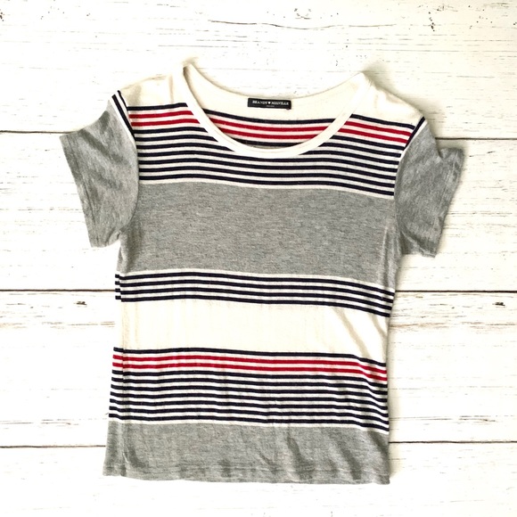 Brandy Melville Tops - Brandy Melville one size stripe tee